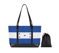 voucong Flag Of Honduras Portable 14inch laptop bag for women with zipper tote bag for work commuter