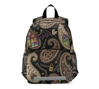voucong Gothic Black Paisley kids personalized backpack drawstring books bag for child mochila para ni?os
