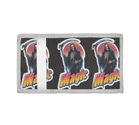 voucong Grim Reaper Sticker Trifold Trifold Wallet for Men for Boys pop Lighweight Wallet Men with Lanyard