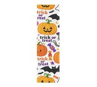 voucong Halloween Candy Cute Witch Cat Skateboard Grip Tape Sheet Waterproof Scooter Grips Tape 33×9 Inch Cinta de agarre para patineta