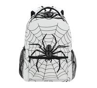 voucong Halloween Spider Web Star Black White tag for backpack kids with big bookbags for boys bultos escolar para ni?as