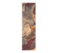 voucong Handsome Wolf Play Music Skateboard Grip Tape roll Anti Slip Grip Tape for Scooter 33×9 Inch lijas para Skateboard