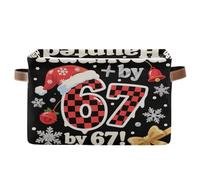 voucong Haunted by Six Seven storage baskets 1 pack, collapsable and waterproof organizers and storage basket with sturdy handle atorage utility for sheet