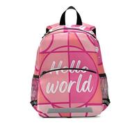 voucong Hello World kid backpack girl kindergarten safety bookbags for 6-8 year old mochila para ni?a