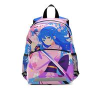 voucong Japanese Anime Girl Samurai mesh backpack for kids drawstring book bags for toddler mochilas para ni?a