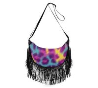 voucong Leather Purses for Women Crossbody Bag Adjustable Shoulder Strap Sling Crossbody Bags for Women Trendy Womens Shoulder Bags Medium Size Vague Colorful Leopard Print