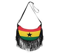 voucong Purses for Women Trendy Adjustable Shoulder Strap Crossbody Bags for Women Designer Shoulder Bags Trendy Ghana Flag Ghanaian National