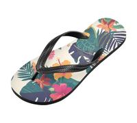 voucong Tropical Summer Plants rubber flip flops mens Quick-Dry flops women for Shower Swimming Pool (prop1)