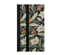 voucong William Morris Wild Floral Refrigerator Handle Covers Proctective Kitchen Appliance Decor Off Stains Scratches for Refrigerator