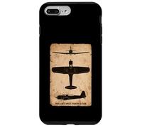 Vought Vindicator Dive Bomber Vintage WW2 Plane Silhouette Case for iPhone 7 Plus/8 Plus