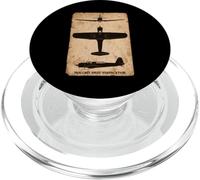 Vought Vindicator Dive Bomber Vintage WW2 Plane Silhouette PopSockets PopGrip for MagSafe