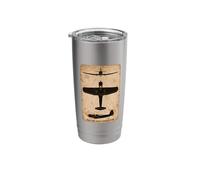 Vought Vindicator Dive Bomber Vintage WW2 Plane Silhouette Stainless Steel Insulated Tumbler