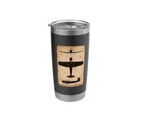 Vought Vindicator Dive Bomber Vintage WW2 Plane Silhouette Stainless Steel Insulated Tumbler