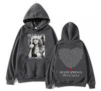 Voulkco Don't Be A Lady Be A Legend Stevie Music Nicks Hoodie Harajuku Pullover Tops Man Woman Unisex Sweatshirt Oversized Hoodie Fans Gift-Dark Gray||S