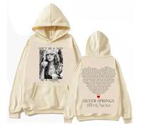 Voulkco Don't Be A Lady Be A Legend Stevie Music Nicks Hoodie Harajuku Pullover Tops Man Woman Unisex Sweatshirt Oversized Hoodie Fans Gift-Khaki||XL
