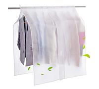 VOUNEDA Clothes Covers,Garment Covers Dust Proof Clothes Covers Moth Proof,Clear Clothes Shoulder Rack Cover Suit Coat Dress Clothes Organizer Dustproof Protector for Home Bedroom