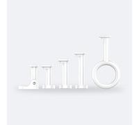 VOUNEDA Smart Button Pusher Switch, APP Control Turn On/Off, Smart Switch, White, Push Button, Automatic