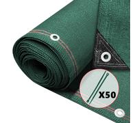 VOUNOT 1.5x10m Privacy Netting 230 g/m² HDPE Shading Net, 95% Shading Rate, Green