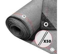 VOUNOT 1.5x10m Privacy Netting 230 g/m² HDPE Shading Net, 95% Shading Rate, Grey