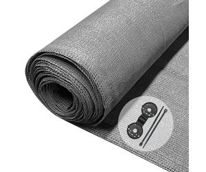 VOUNOT 1.8×20m Privacy Netting Garden Screening Shading Net Grey