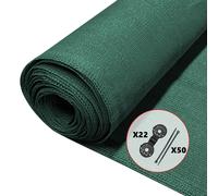 VOUNOT 1.8x10m Privacy Netting HDPE Shading Net, 75% Shading Rate, Green