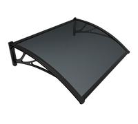 VOUNOT 100x80cm Front Door Canopy Porch Outdoor Awning, Patio Rain Shelter, Anthracite