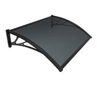 VOUNOT 120x80cm Front Door Canopy Porch Outdoor Awning, Patio Rain Shelter, Anthracite