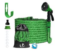VOUNOT 15m Expandable Flexible Garden Hose Magic Water Pipe with Spray Gun