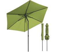 VOUNOT® 270cm Garden Parasol, Sun Umbrella with Shoulder Carry Bag