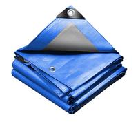 VOUNOT® 2x3m Waterproof Tarpaulin Ultra Heavy Duty 240 g/m² Tarp Large Ground Camping Sheet with Aluminum Eyelets for Outdoor Furniture Caravan Car Cover, Blue