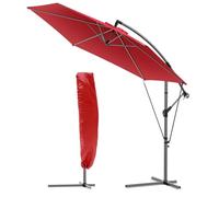VOUNOT 3m Cantilever Garden Parasol, Banana Patio Umbrella with Wind Protection Strap