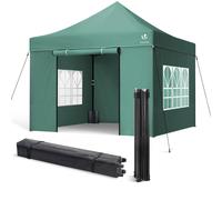 VOUNOT 3x3m Heavy Duty Gazebo with Sides, Pop up Waterproof Party Tent, Green