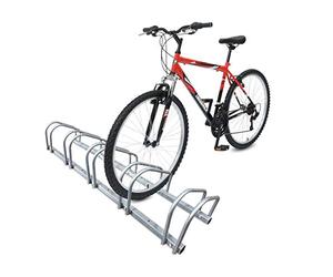 VOUNOT 5 Bike Stand Floor or Wall mounted bike rack for garage Bicycle Parking rack Cycle Storage Locking Stand