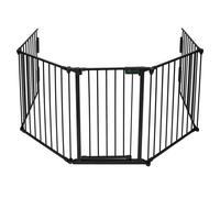 VOUNOT 5 Panel Metal Fire Guard, Hearth Gate, Fire Gate, Fireplace Pet Fence 3m
