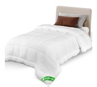 VOUNOT All-season 4.5 Tog Duvet, Soft Touch and Comfortable Quilt Duvet Ideal for Spring, Summer with Fluffy Filling, Breathable Microfiber Duvet Certified Oeko-Tex, 155x200 cm White