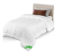 VOUNOT All-season 9 Tog Duvet, Soft Touch and Comfortable Quilt Duvet Ideal for Spring, Autumn with Fluffy Filling, Breathable Microfiber Duvet Certified Oeko-Tex, 155x200 cm White