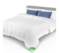 VOUNOT All-season 9 Tog King Duvet, Soft Touch and Comfortable Quilt Duvet Ideal for Spring, Autumn with Fluffy Filling, Breathable Microfiber Duvet Certified Oeko-Tex, 240x220 cm White