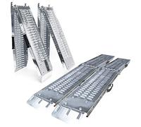 VOUNOT Set of 2 Folding Loading Ramps Heavy Duty 400 kg Max Loading