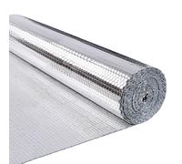 VOUNOT® Radiator Reflector Panels, Double Aluminum Bubble Heat Reflective Radiator Foil, Insulation Roll 20m x 122cm x 3mm