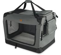 VOUNOT Pet Carrier Bag Portable Foldable Dog Cat Travel Carrier Bag, 3 Entry Do