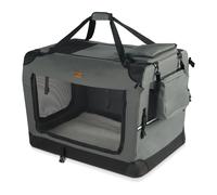 VOUNOT Pet Carrier Bag Portable Foldable Dog Cat Travel Carrier Bag, L Grey