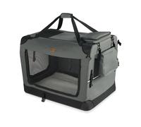VOUNOT Pet Carrier Bag Portable Foldable Dog Cat Travel Carrier Bag, M Grey