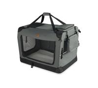 VOUNOT Pet Carrier Bag Portable Foldable Dog Cat Travel Carrier Bag, S Grey