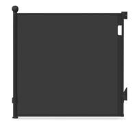 VOUNOT® Extra-Wide Retractable Stair Gate for Baby & Pets, Extends up to 180cm Wide, 96cm Tall, Silent One-Handed Operation, Mesh Safety Dog Gate for Doorways, Stairs & Hallways, Indoor/Outdoor, Black
