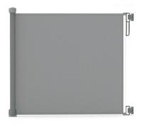 VOUNOT® Retractable Stair Gate for Baby, Mesh Dog Gat, Extend Up to 180cm Wide, One-Hand Operation Safety Fabric Door Gate for Indoor, Outdoor, Doorways, Bottom of Stairs and Hallways, Grey