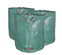 VOUNOT Set of 3 Heavy Duty Garden Waste Bags Reusable Garden Refuse Sack 272L