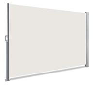 VOUNOT Side Awning Retractable Privacy Screen Garden Terrace 1.4x3m Beige