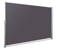 VOUNOT Side Awning Retractable Privacy Screen Garden Terrace 1.8x3m Anthracite
