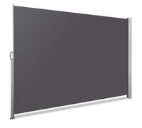 VOUNOT 1.8 x 3 m Side Awning Retractable, Privacy Screen for Patio, Garden, Balcony, Terrace, Black