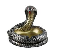 VOVCAMLS Cute Snake Ashtray, Animal Ash Tray for Home Office Indoor and Outdoor Decoration
